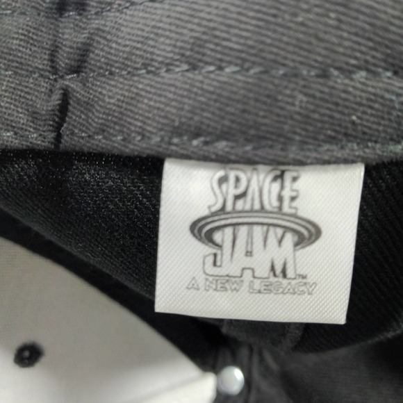 Space Jam 2 Tune Squad Snapback Adjustable Hat Black - Picture 5 of 6